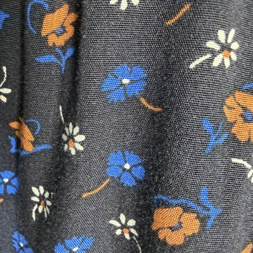 Madewell Track Crop Trousers Prairie Floral Posies Black Multicolor Size Small - Picture 7 of 13